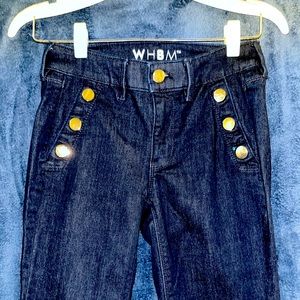 White House Black Market sailor flare jeans